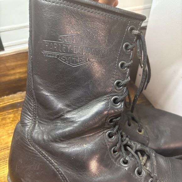 Harley Davidson‎ Black Combat Boots Size 12